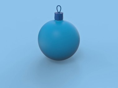 Noel plastik oyuncaklar izole. Önemsiz şey 3d render