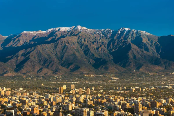 Skyline von Santiago de Chile — Stockfoto