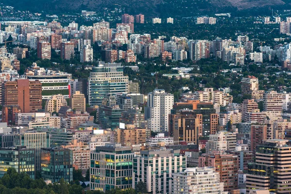 Linia lotnicza Santiago de Chile — Zdjęcie stockowe