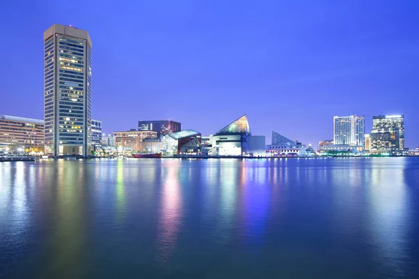 Skyline Centre Ville Inner Harbor Baltimore Maryland Usa — Photo