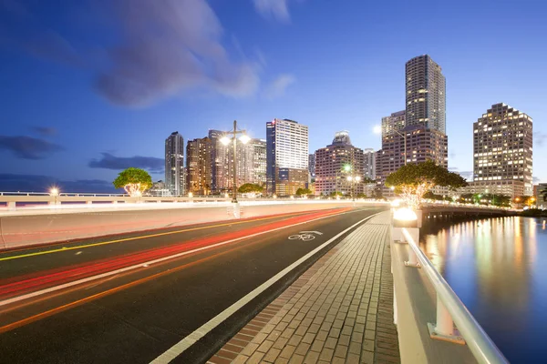 Brickell Key Drive Edificios Distrito Brickell Miami Florida — Foto de Stock