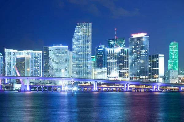 Centro Skyline Miami Florida — Foto de Stock