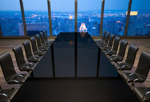 Darstellung Eines Leeren Sitzungssaals Einem Büro New York City — Stockfoto