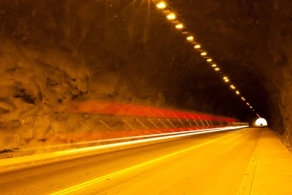 Tráfico Túnel Chile — Foto de Stock