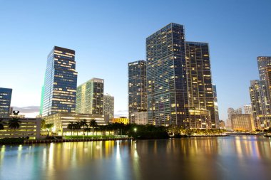 Şehir Merkezi ve Brickell bölge, Miami, Florida, ABD