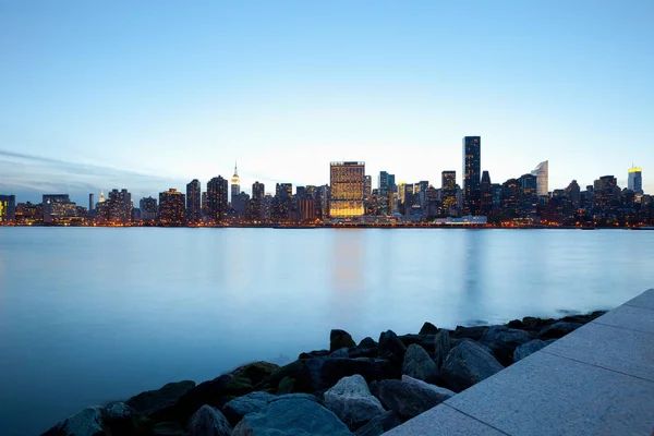 Skyline Buildings Midtown Manhattan New York City Usa — Stock Photo, Image