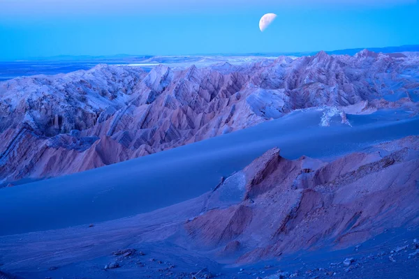 Salt Formations Valle Luna Spanish Moon Valley Also Know Cordillera — Stock Photo, Image