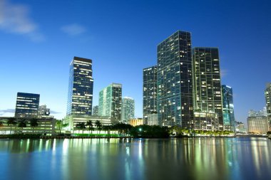 Şehir Merkezi ve Brickell bölge, Miami, Florida, ABD
