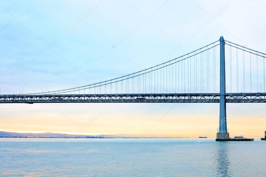 Bay Bridge over San Francisco Bay, San Francisco, California, USA