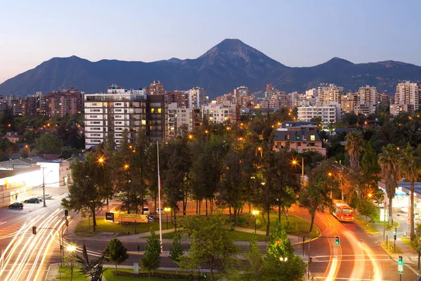 Santiago Região Metropolitana Chile Dezembro 2017 Bairro Residencial Colina Manquehue — Fotografia de Stock