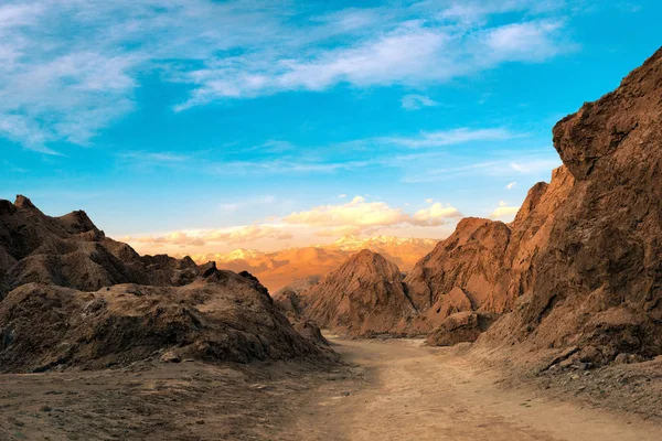 View Death Valley Salt Mountain Range Cordillera Sal Atacama Desert — Stock Photo, Image