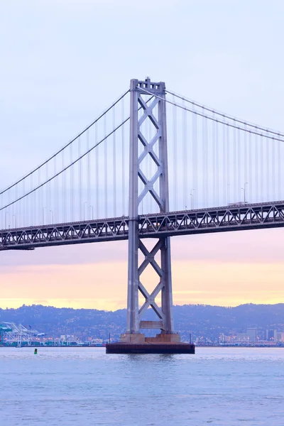 Bay Bridge Port Oakland Background California Usa — Stock Photo, Image