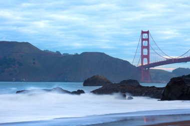 Golden Gate Köprüsü Baker plaj, San Francisco, Kaliforniya, ABD