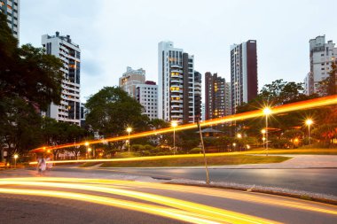 Praça Batel, Curitiba, Parana devlet, Brezilya zengin mahallede Japao (Japonya kare) yapmak