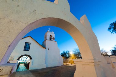 Kilisesi, San Pedro de Atacama ana Meydanı, Atacama Çölü, Şili