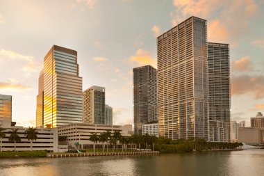 Brickell District, Miami, Florida, ABD binaların manzarası