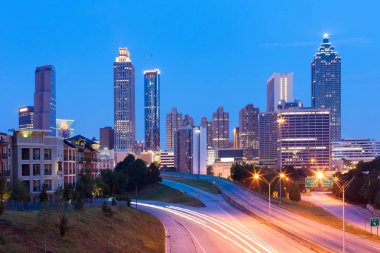 Dawn, Atlanta, Georgia, ABD şehir manzarası