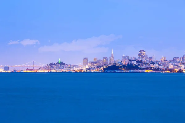 Panoramic View San Francisco Night California Usa — Stock Photo, Image