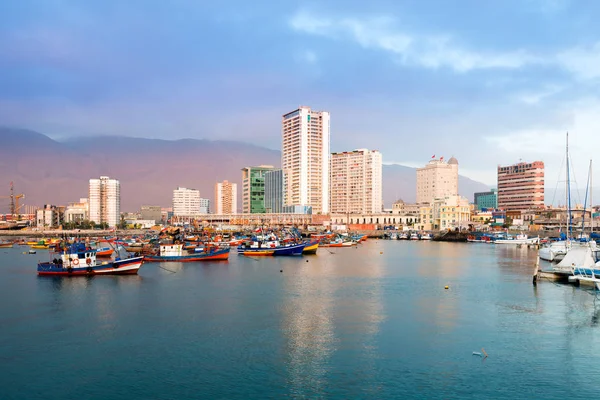 Панораму Города Порт Икике Порта Чиль — стоковое фото
