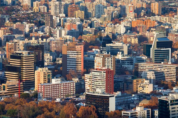 Κτίρια Στην Περιοχή Providencia Σαντιάγο Της Χιλής — Φωτογραφία Αρχείου