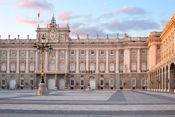 Palacio Real Royal Palace Площади Plaza Oriente Мадриде Испания — стоковое фото