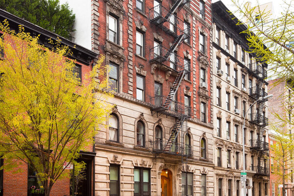 Residential apartements at West Village in Greenwich Village, Manhattan, New York City, NY, USA