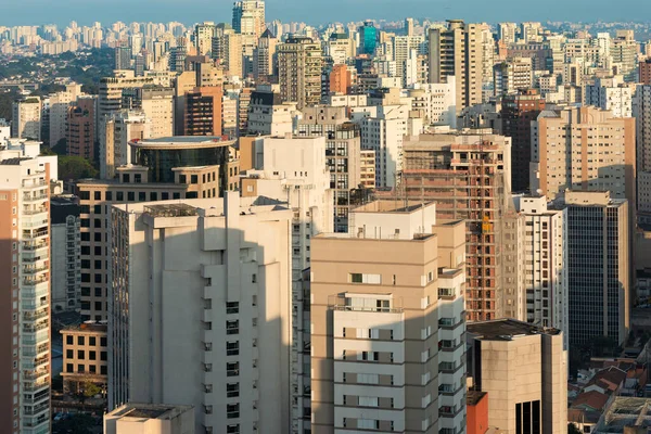 Skyline Van Sao Paulo Schemering Brazilië Zuid Amerika — Stockfoto