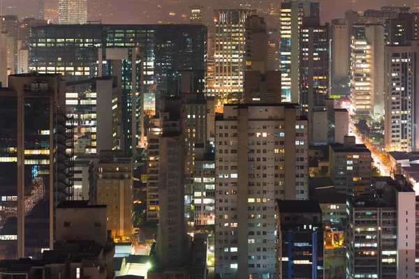 Panoramatický Pohled Sao Paulo Brazílie Jižní Amerika — Stock fotografie