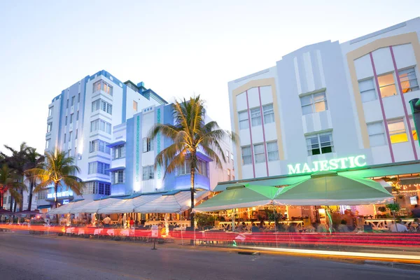 South Beach Miami Florida Estados Unidos Marzo 2012 Hoteles Bares — Foto de Stock