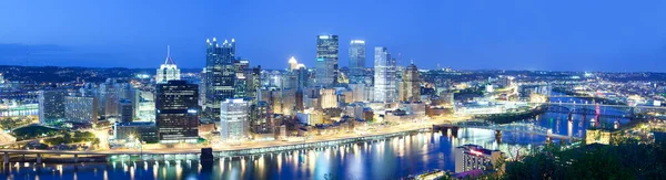 Panoramic View Pittsburgh Skyline Pennsylvania United States — Stock Photo, Image