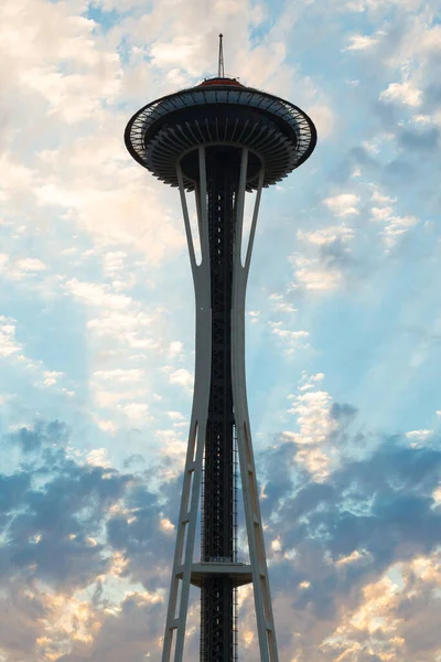 Seattle Washington Usa Utsikt Över Rymdnålens Struktur Byggd För Världsutställningen — Stockfoto