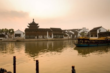 Suzhou Kanalı, Jiangsu Eyaleti, Çin, Asya
