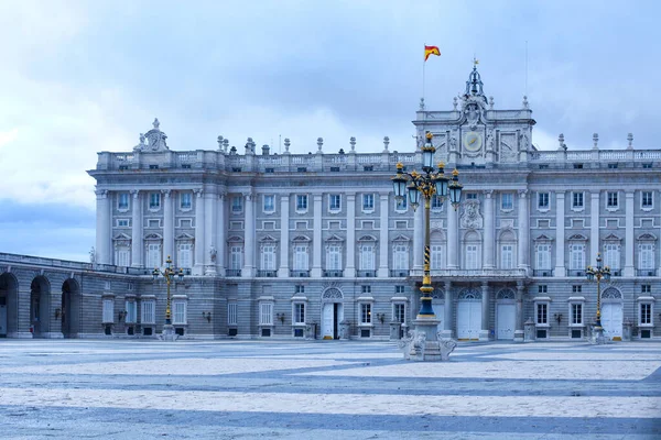 Palacio Real Koninklijk Paleis Plaza Oriente Madrid Spanje — Stockfoto