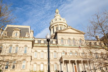 Baltimore, Maryland, Amerika Birleşik Devletleri Belediye Binası 'na yakın..