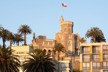 Cerro Castillo, ülkenin başkanı Vina del Mar 'ın yaz evi, Şili Bölgesi, Valparaiso