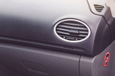 Modern araba iç Ayrıntılar portre.