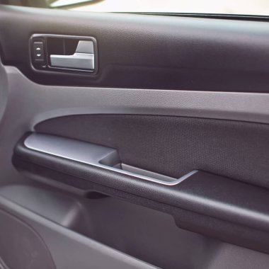 Modern araba iç Ayrıntılar portre.