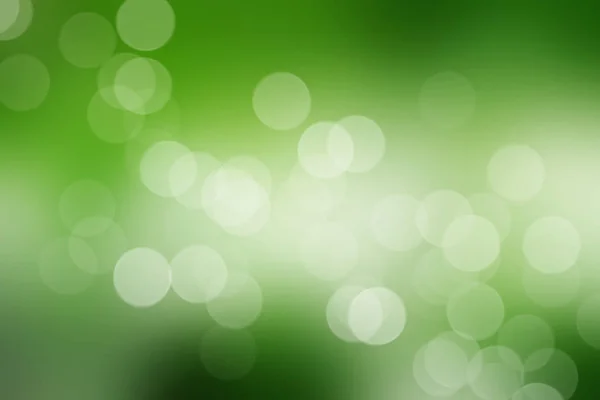 Natuurlijk Groen Abstracte Bokeh Achtergrond — Stockfoto