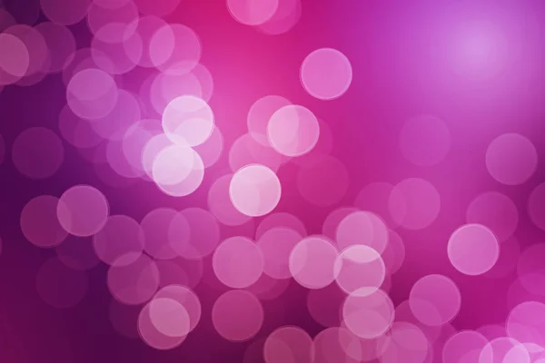 Gradiente Abstrato Rosa Textura Fundo Roxo Com Círculos Bokeh Borrados — Fotografia de Stock