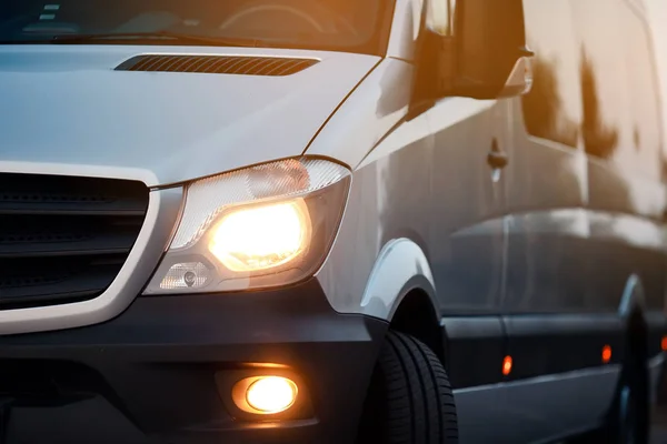 Berlin Deutschland Januar 2020 Personenwagen Mercedes Benz Sprinter Front Grill — Stockfoto