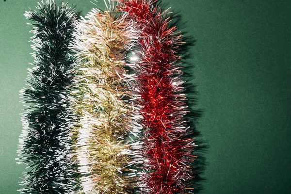 Navidad colorido oropel — Foto de Stock