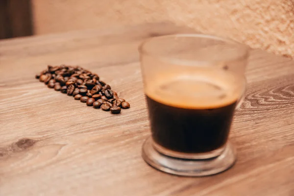 Kahve ile ünlem işareti — Stok fotoğraf