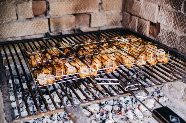 Şiş kebap şiş — Stok fotoğraf