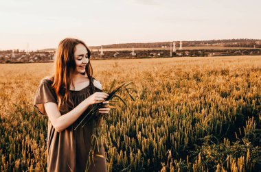 Buğday alanında Fransız baget