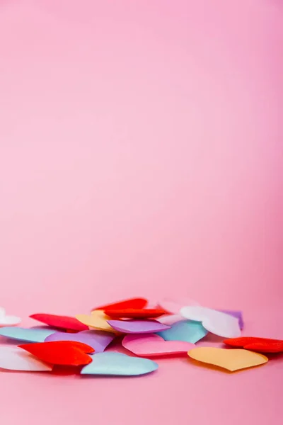 Pequeños corazones coloridos — Foto de Stock