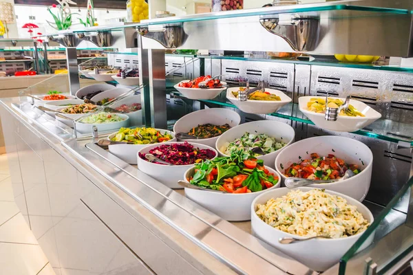 Buffet tafel uitzicht — Stockfoto