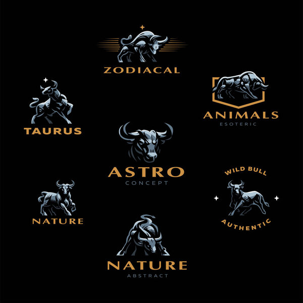 Мускулистый бык с рогами
.