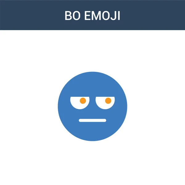 Due Colorati Emoji Concetto Icona Vettoriale Illustrazione Vettoriale Emoji Colori — Vettoriale Stock