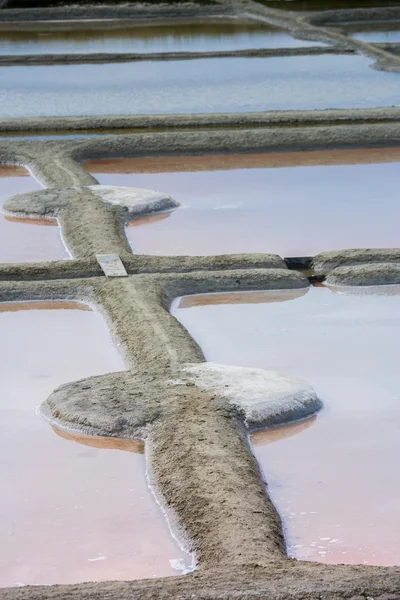 Estanque de evaporación de sal en Guerande —  Fotos de Stock