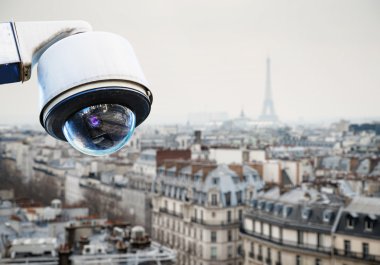 CCTV gözetim sistemi paris çatı